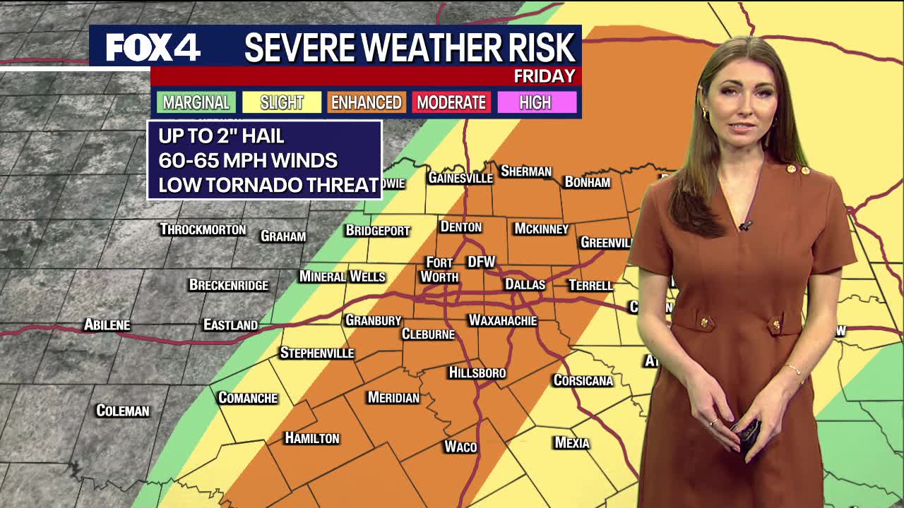 Dallas weather: May 24 afternoon forecast