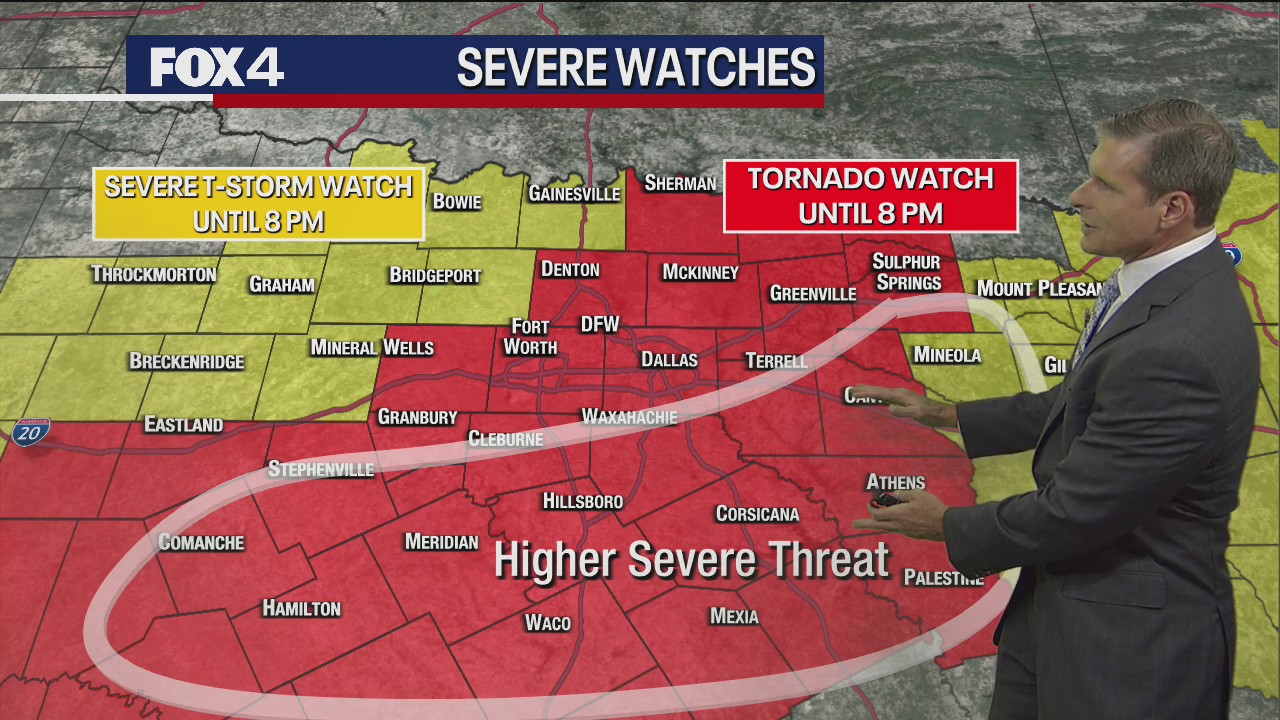 Dallas weather: May 22 evening forecast