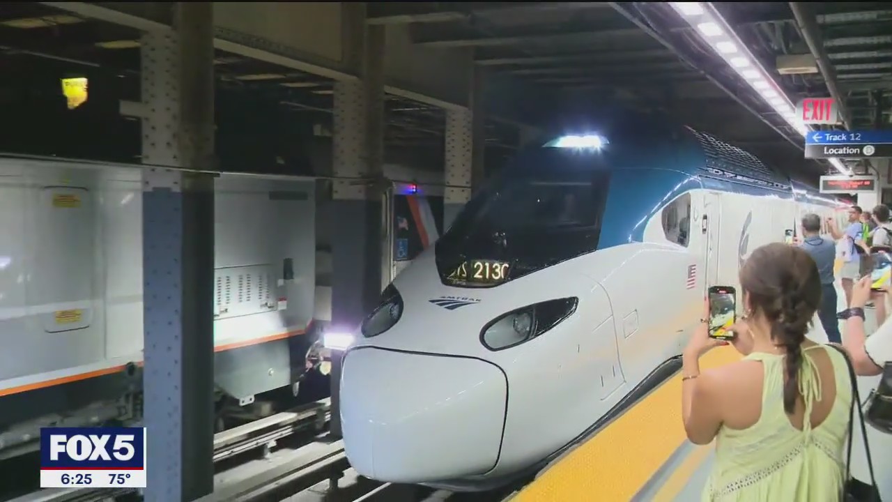 NextGen Acela trains are pulling into Moynihan Train Hall