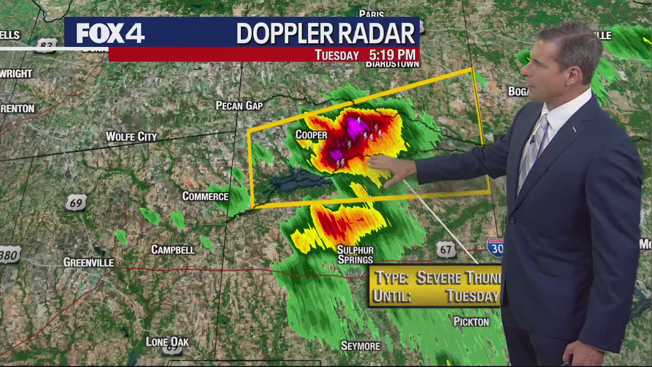 Dallas weather: May 21 evening forecast