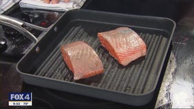 Garlic Caper Grilled Salmon