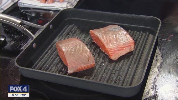 Garlic Caper Grilled Salmon