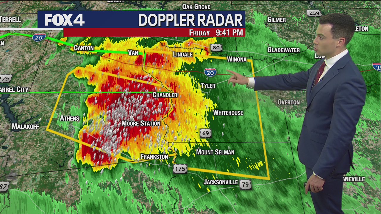 Dallas weather: May 24 - 9 p.m. Forecast