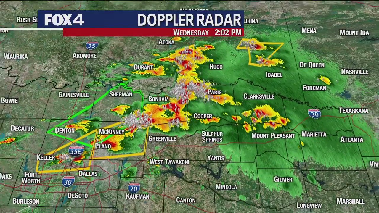 Dallas weather: May 22 forecast - 2 p.m. Update