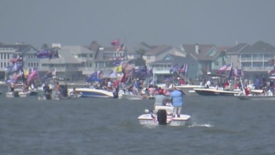 Pro-Trump boat parade held in Galveston Bay