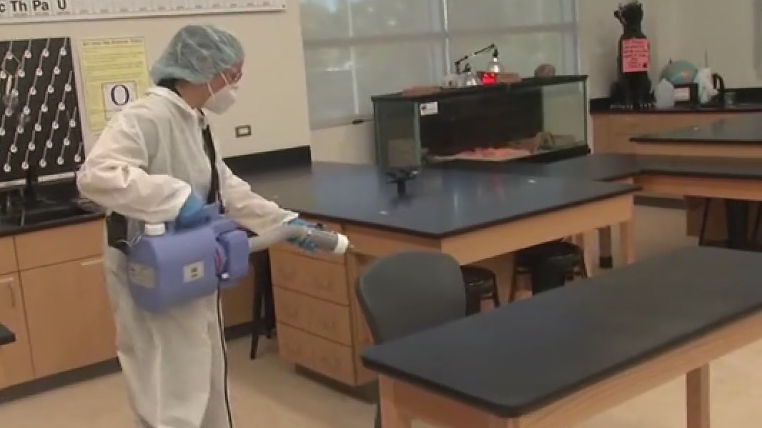 How Houston-area schools are sanitizing for students and staff