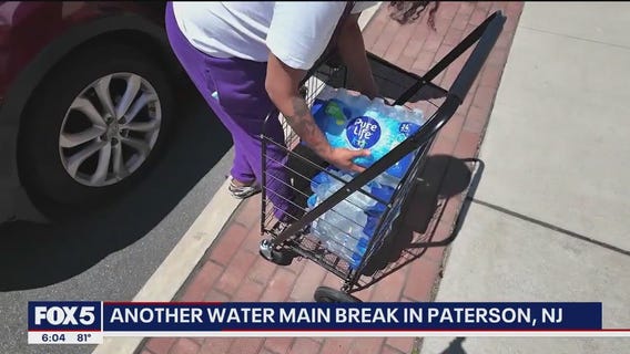 NJ community frustrated after 2nd water main break