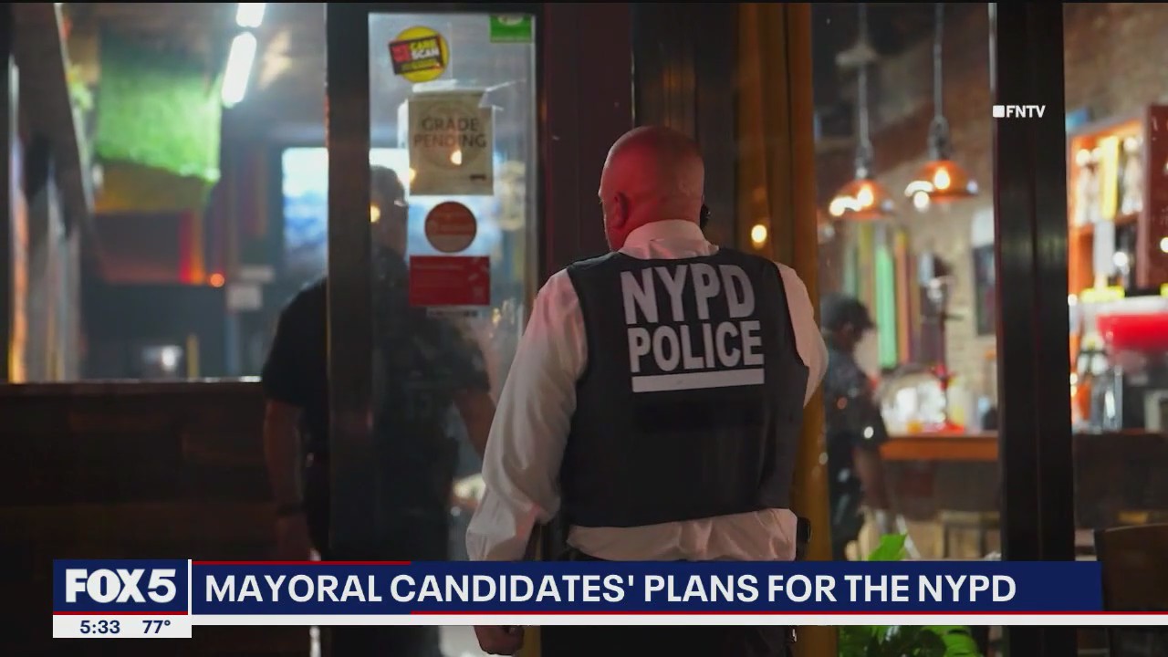 NYC mayoral candidates' plans for the NYPD