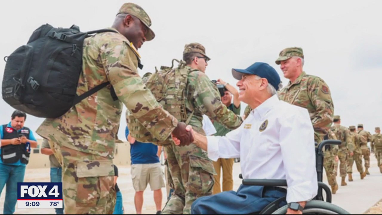 National Guard members move into new Texas base?