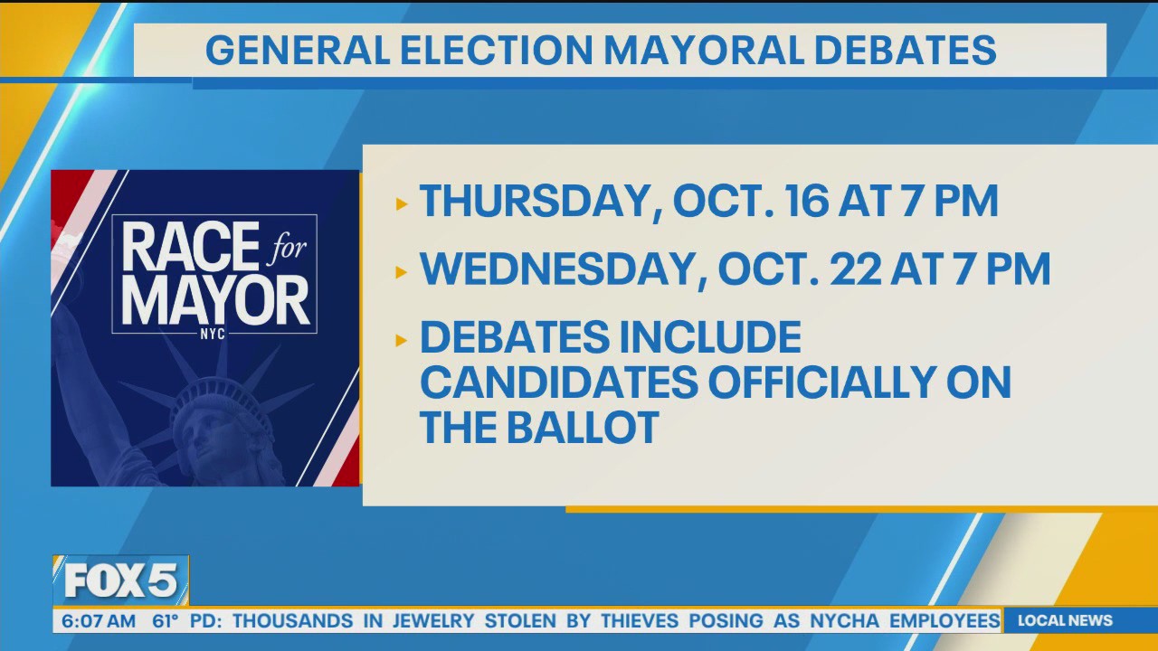 2025 NYC mayoral race debates