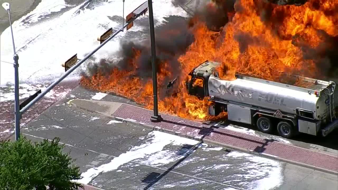DeSoto tanker truck fire
