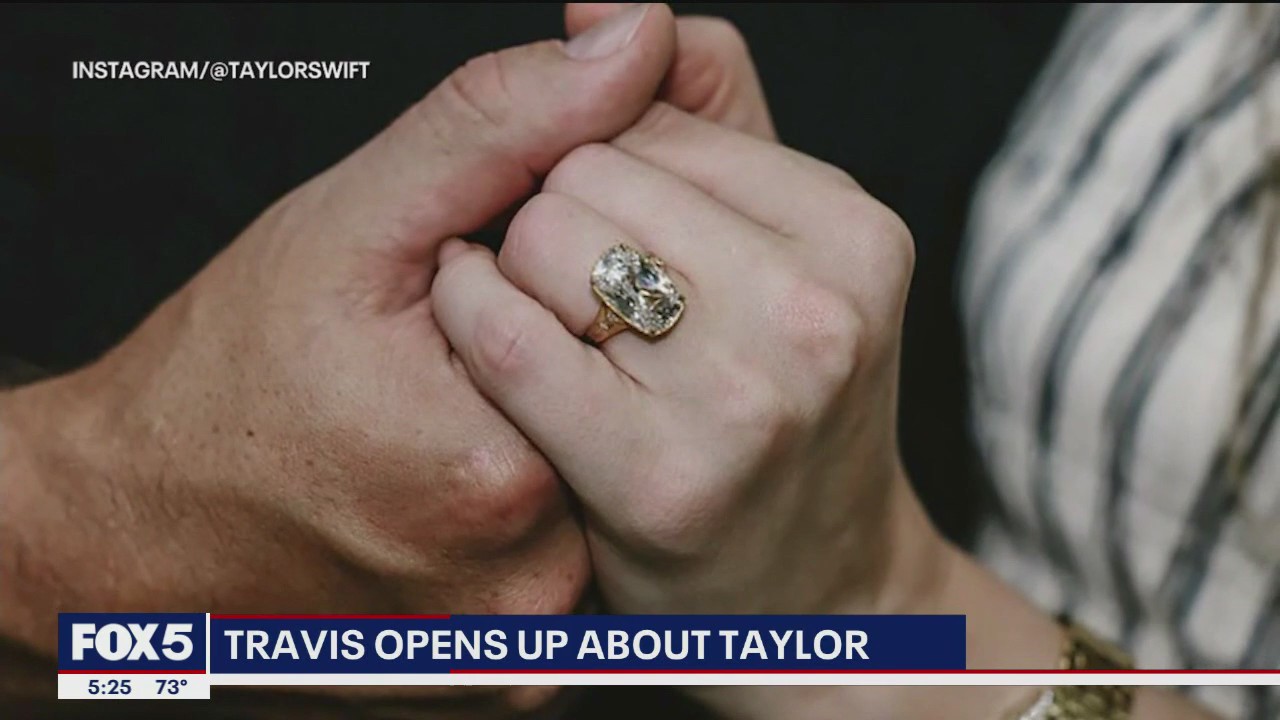 Travis Kelce speaks about his engagement