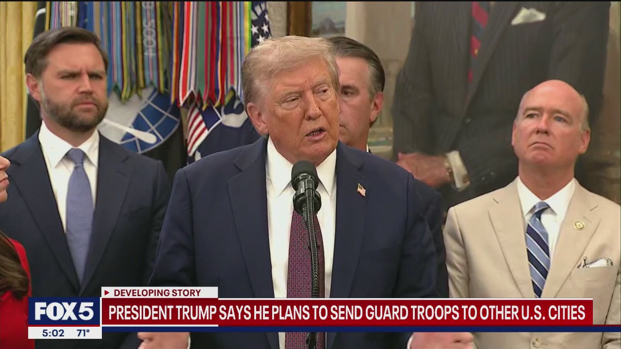 Trump planning to send guard troops to other cities