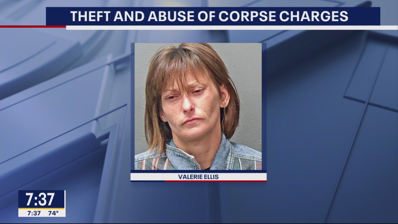 Woman arrested for stealing van with corpse inside