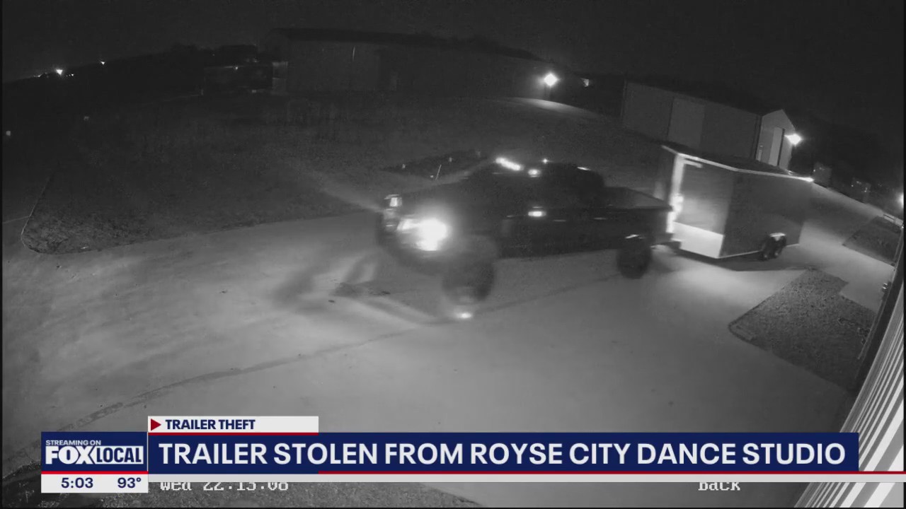 Royse City dance studio's trailer stolen