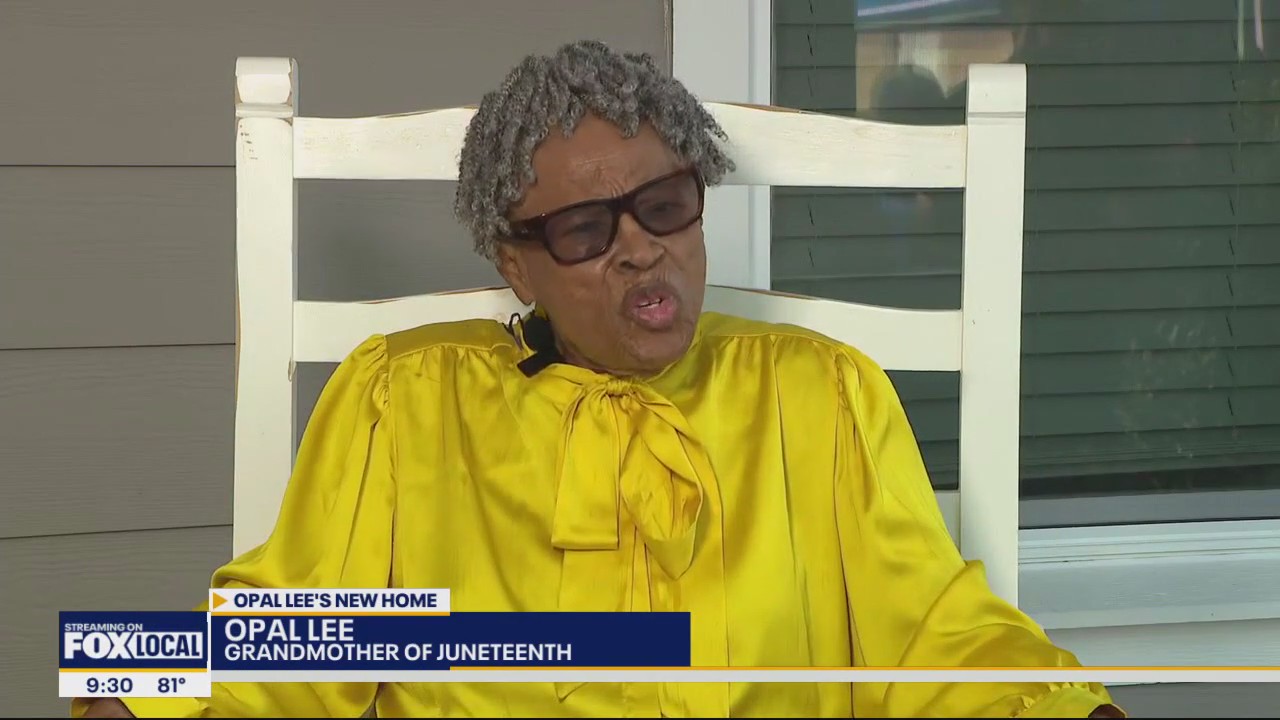 Opal Lee moves into rebuilt Fort Worth home