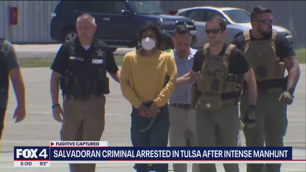 Salvadoran criminal arrested in Tulsa after manhunt