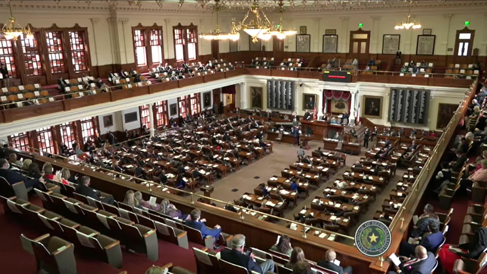 Texas 87th Legislature Day 1 House of Representatives