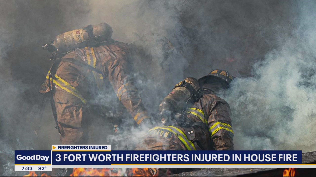 Fort Worth firefighters hurt in house fire