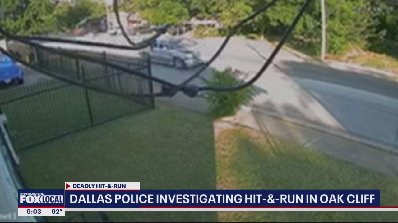Police investigating Oak Cliff hit-and-run