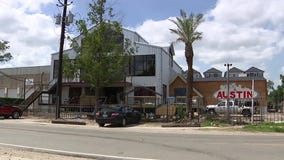 'Welcome To Austin' mural outside upcoming Houston Heights beer garden