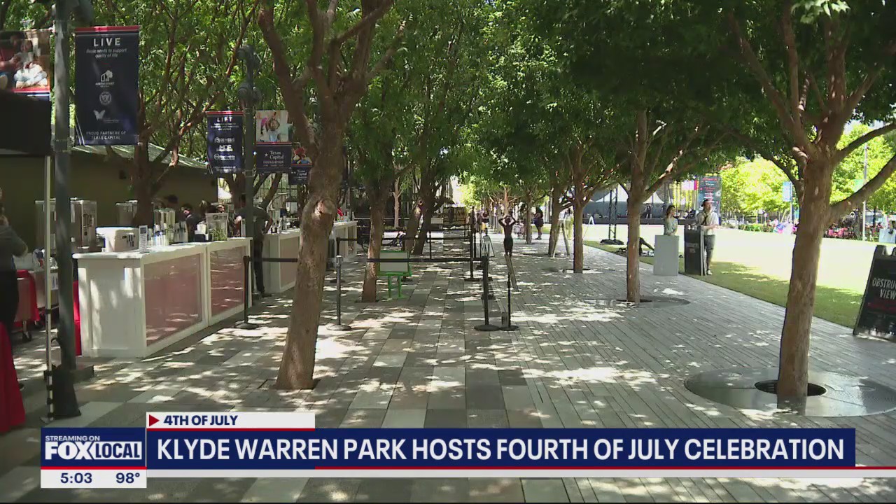 Klyde Warren Park hosts Independence Day celebration