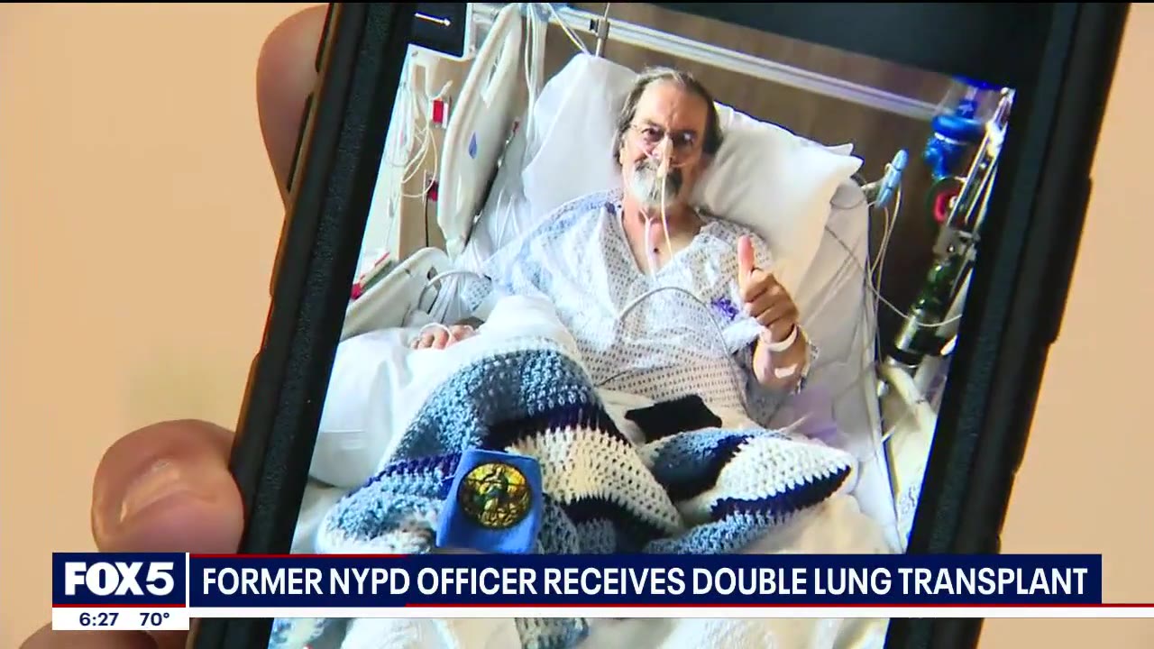 Former NYPD officer dispatched on 9/11 receives double lung transplant
