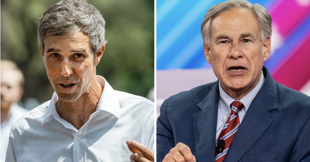 Abbott averages 7 point lead over O'Rourke