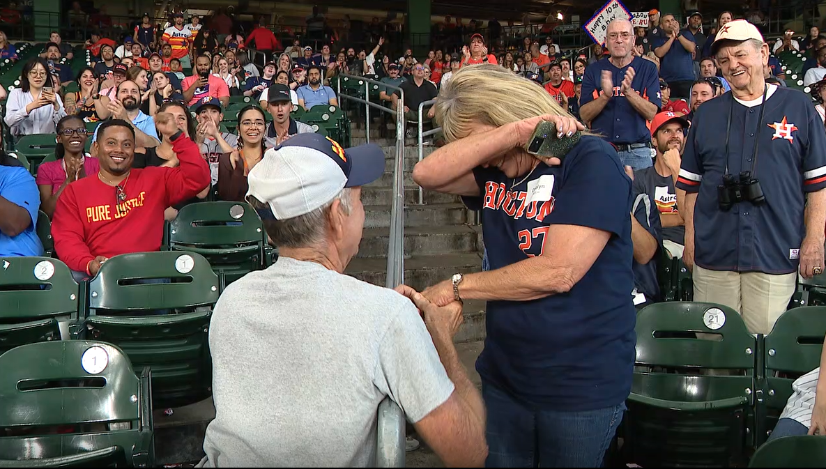 Houston Astros Marriage Proposal