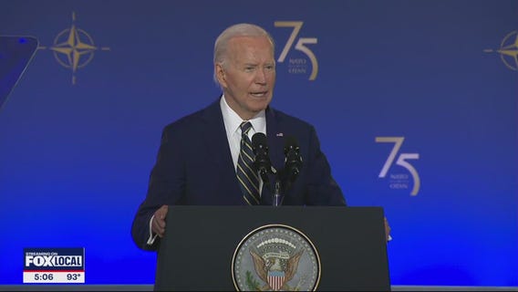 Pres. Biden delivers strong speech touting NATO