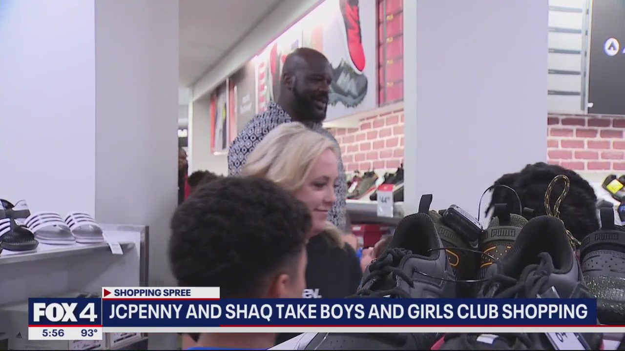 Shaq takes Boys and Girls Club shopping