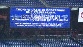 Fans at World Series Game 3 disappointed by postponement