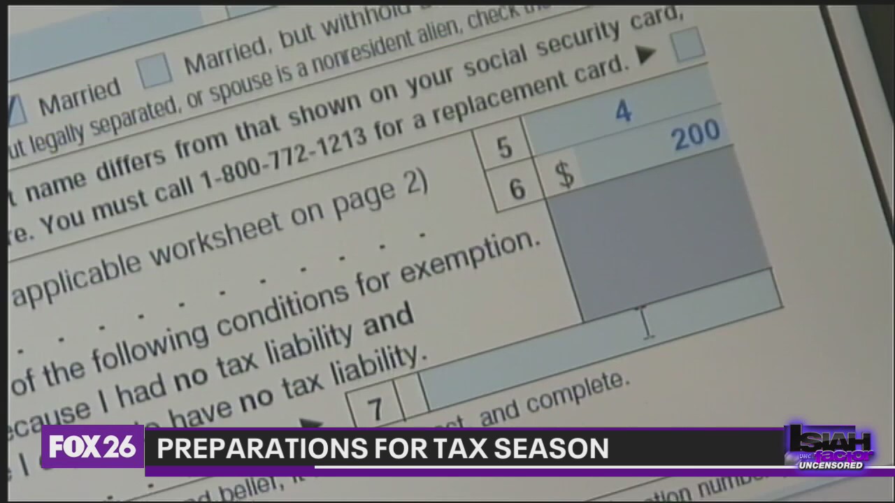 Preparations for tax season