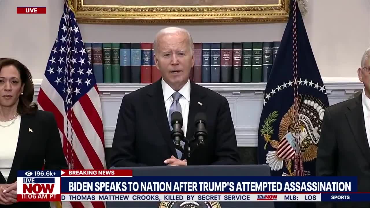Pres. Biden gives update on Trump rally shooting