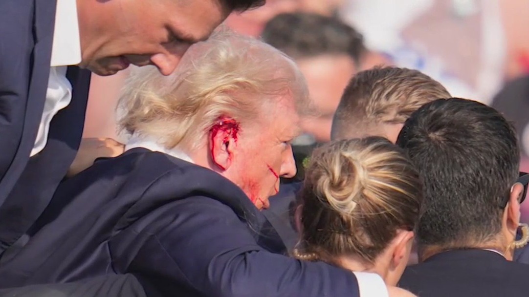 Trump rally shooting: Former president grazed by bullet