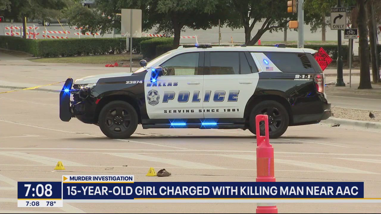 Teen girl charged for killing man in Dallas