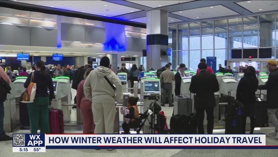 How winter weather will affect holiday travel