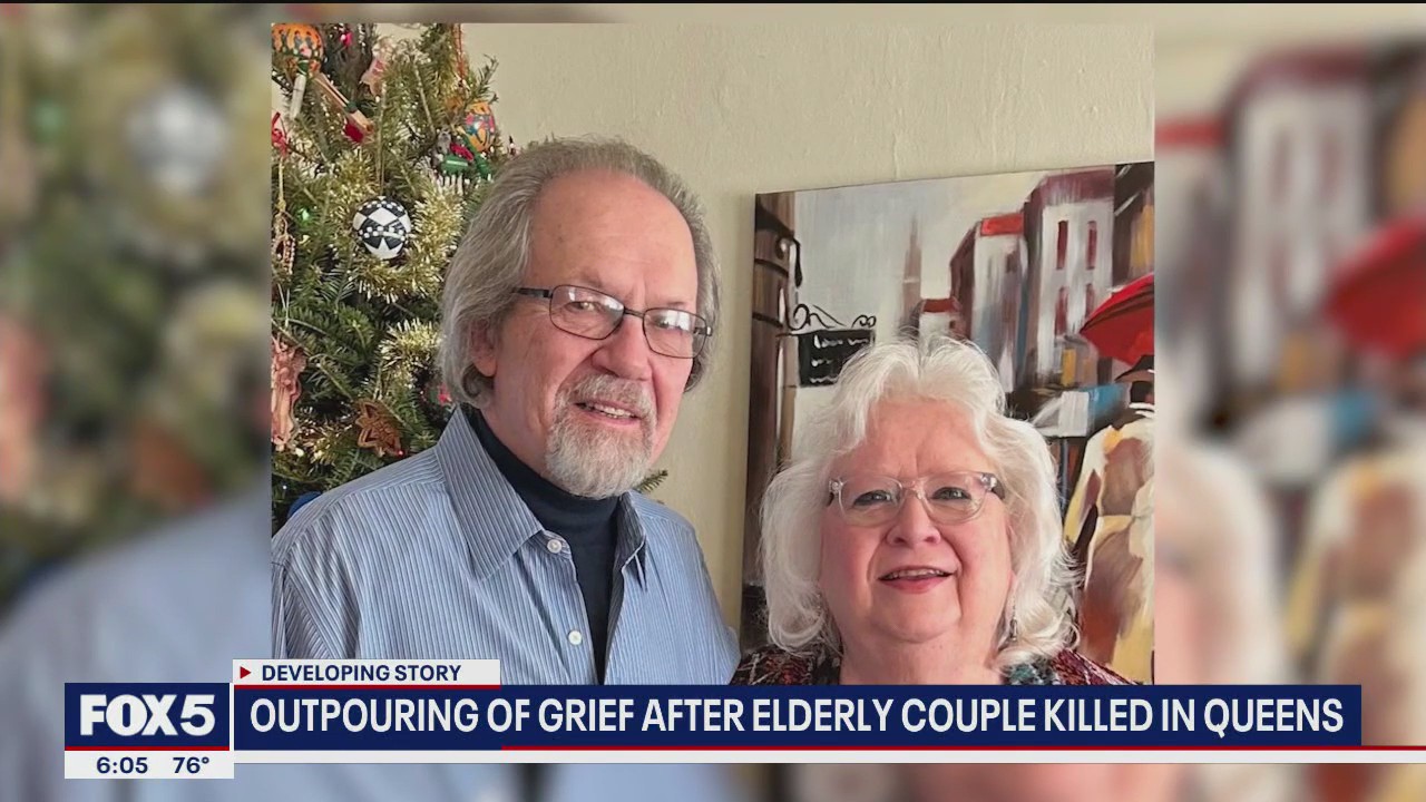 Outpouring of grief after elderly couple killed in Queens