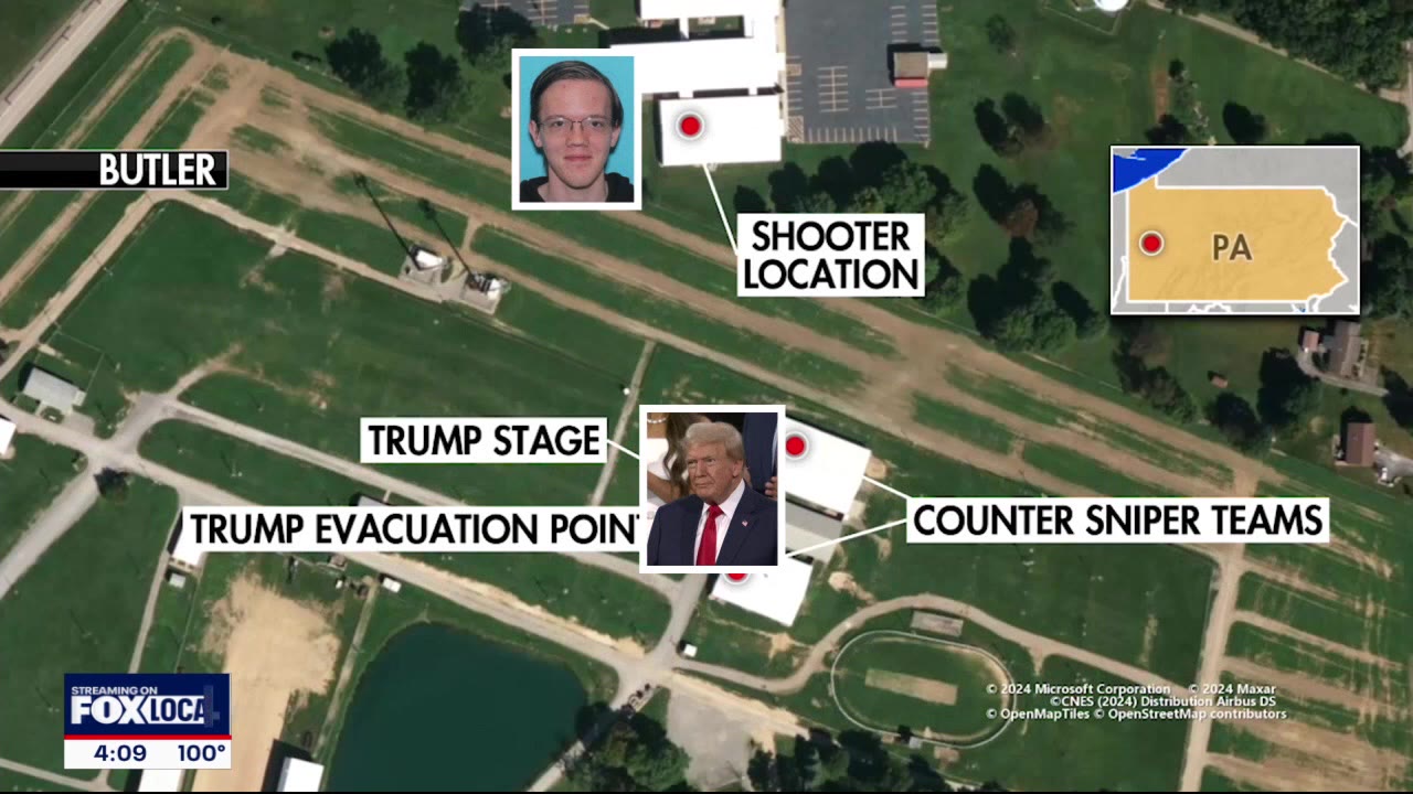 Trump rally shooting: SWAT team spotted shooter