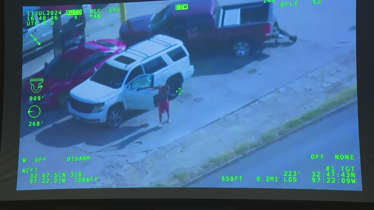 RAW: Fort Worth police on suspect shooting