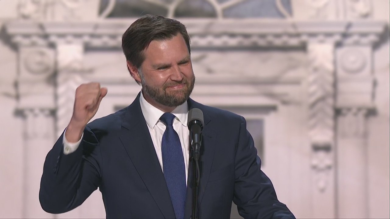 J.D. Vance addresses RNC crowd