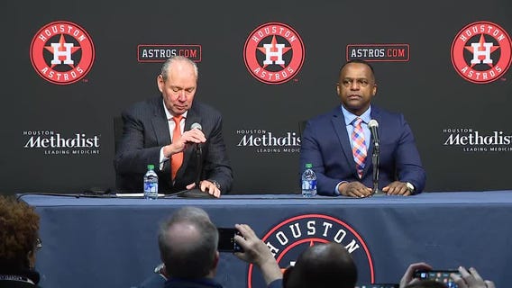 RAW VIDEO: Houston Astros name Dana Brown new GM