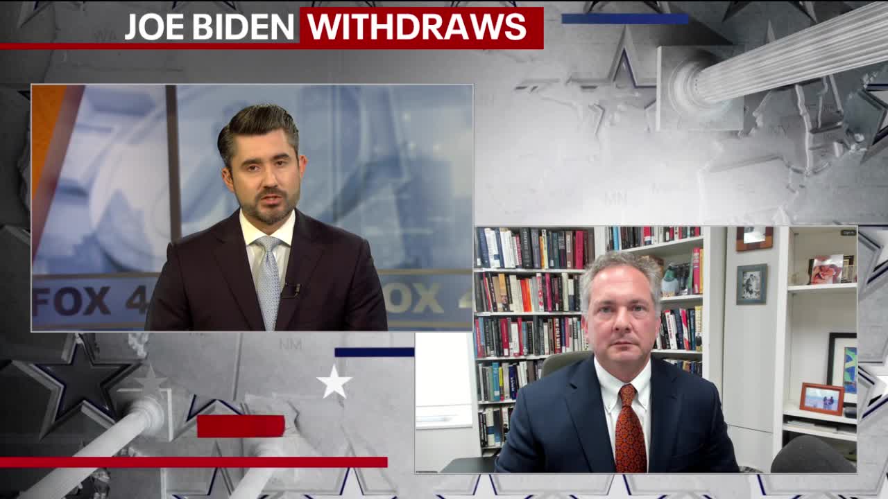 Historic nature of Biden's campaign exit