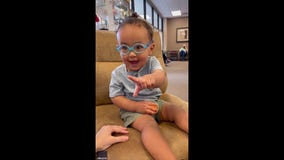 VIDEO: Sugar Land toddler sees mother clearly for the first time
