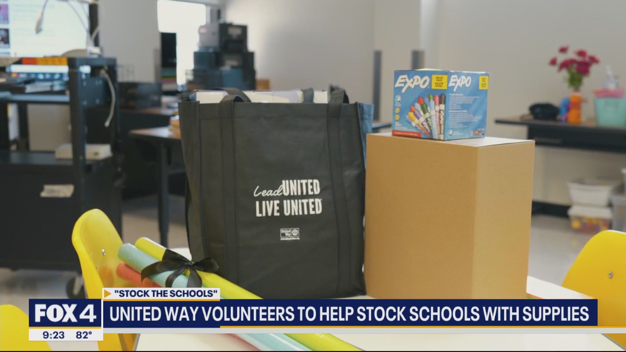 United Way volunteers help schools gear up for new year