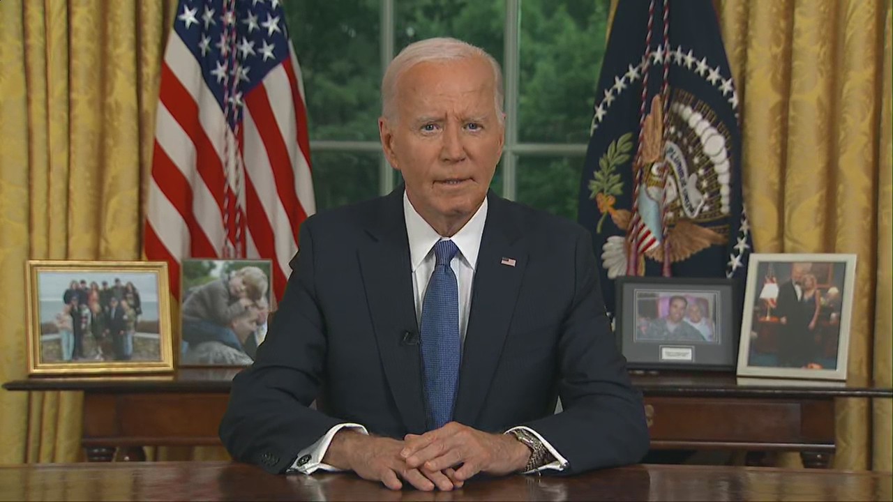 Biden addresses nation after dropping out of race