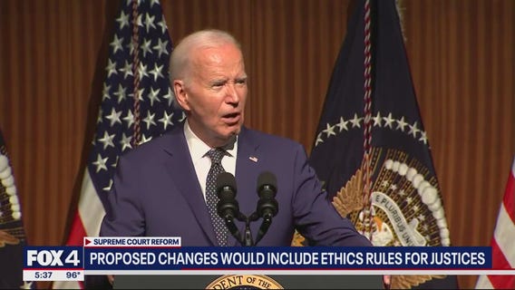 Biden unveils plan for Supreme Court reforms