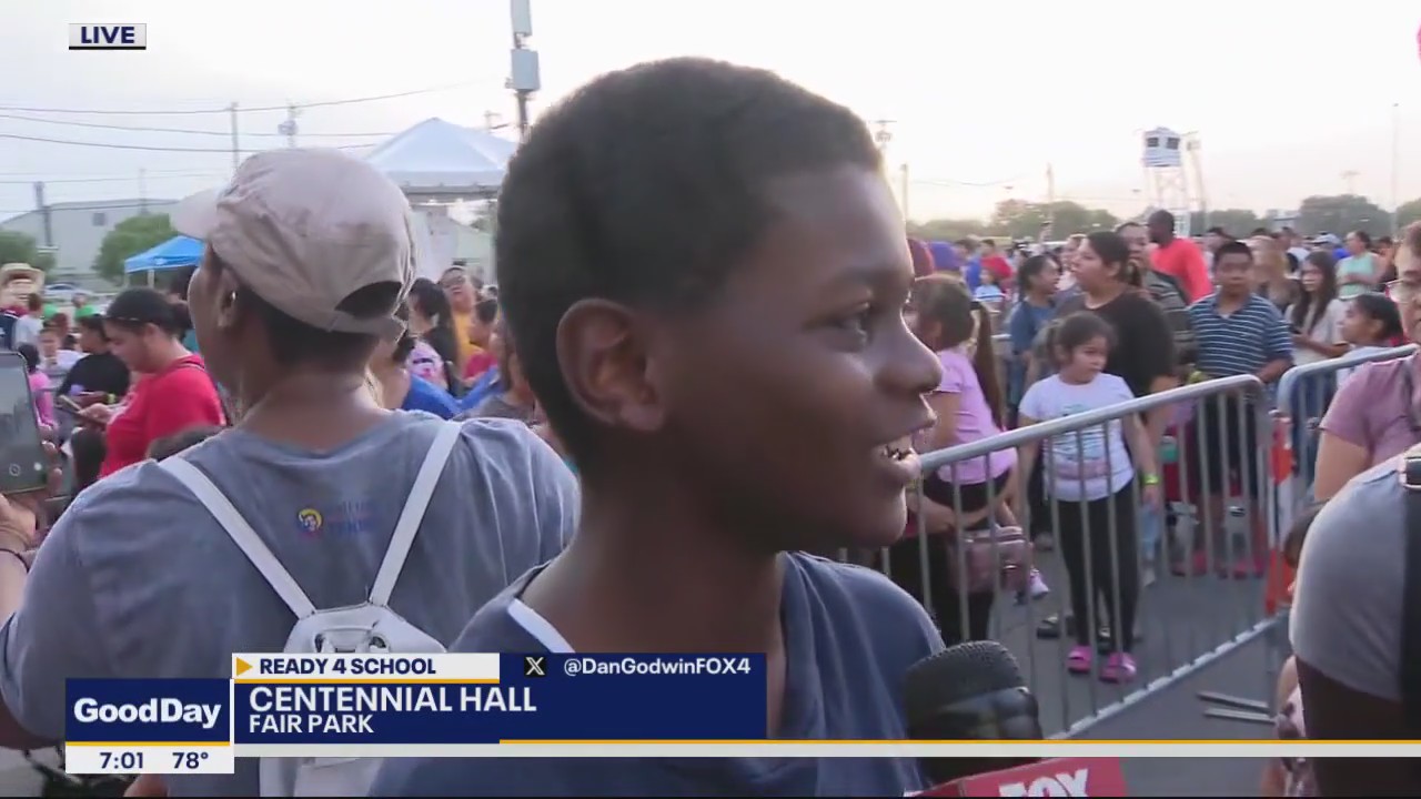 Dallas families pick up school supplies at annual fair