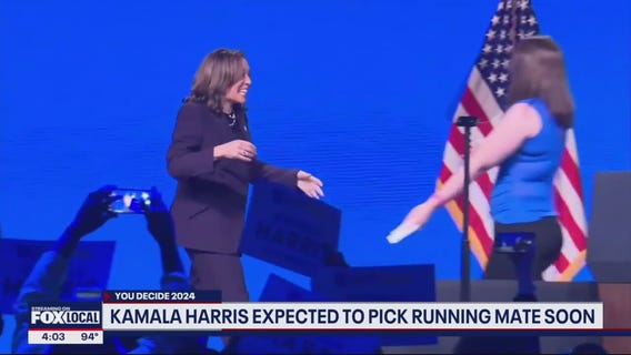 Kamala Harris' running mate pick coming soon