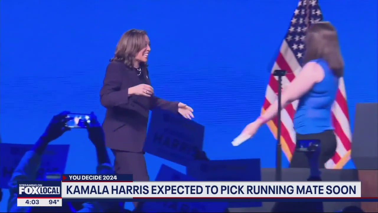 Kamala Harris' running mate pick coming soon